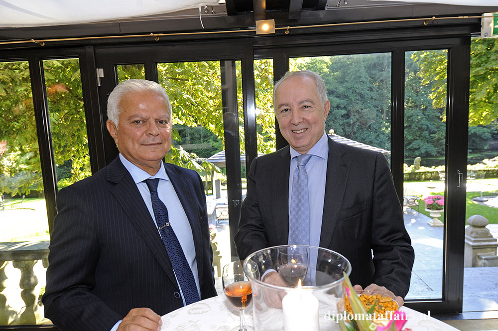 1423.jpg H.E. Ahmad Mufleh, H.E. Mir-Hamza Efendiyev Diplomat Club Wassenaar