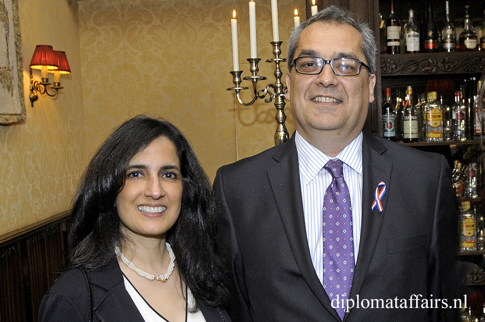 H.E. Mr Juan Jose Quintana Aranguren, Mrs Maria Rosario Navia H.E. Mr Juan Jose Quintana Aranguren, Mrs Maria Rosario Navia