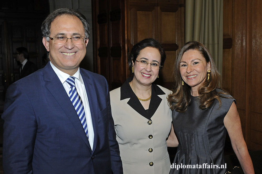 H.E. Mr Abdelouahab Bellouki, Mrs. Najat Bellouki, MRs. Rym Ben Becher