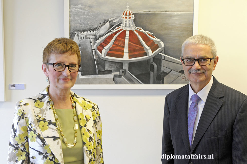 Mrs. Bernardette Cole and Ambassador of Malta Joseph Cole 'Friends in Art'