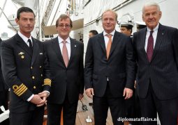 Strengthening of Argentinian – Dutch bilateral ties aboard Frigate A.R.A Libertad