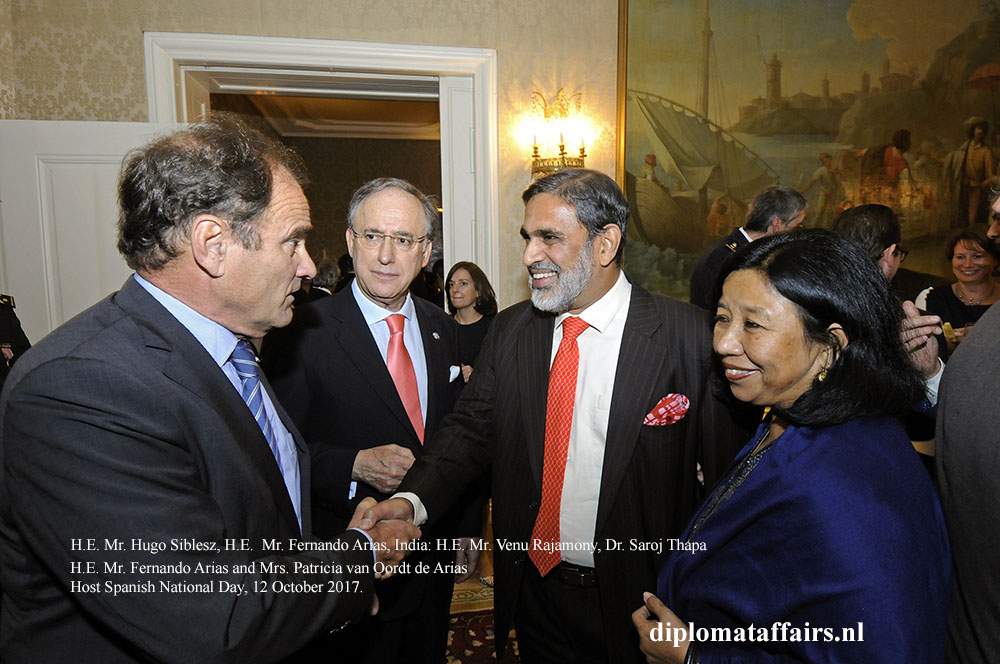 02 H.E. Hugo Siblesz, H.E. Fernando Arias, India H.E. Venu Rajamony, Dr. Saroj Thapa 02 H.E. Hugo Siblesz, H.E. Fernando Arias, India H.E. Venu Rajamony, Dr. Saroj Thapa