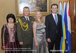 Ambassador Vsevolod Chentov hosts Ukrainian National Day at Diplomat Club Wassenaar