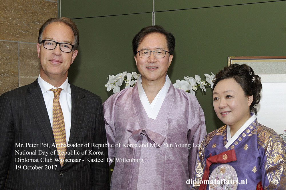 1 Mr. Peter Pot, Ambassador of Republic of Korea and Mr. Yun Young Lee