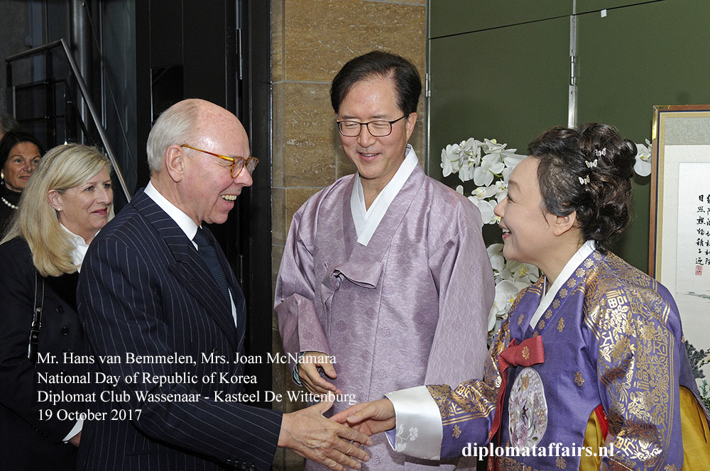 16 Ambassador of Republic of Korea H.E. Mr. Yun Young Lee Diplomat Club Wassenaar