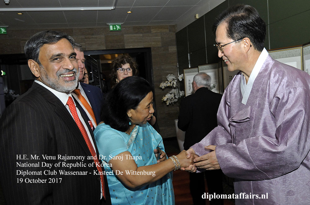 3 H.E. Mr. Venu Rajamony, Dr. Saroj Thapa, H.E. Mr. Yun Young Lee