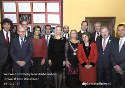 Dutch society welcomes new Ambassadors at Diplomat Club Wassenaar