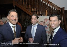 H.E. Dr. Brett Mason honours Australian-Dutch friendship