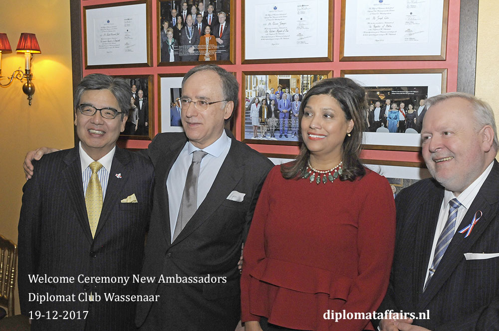 16. H.E. Hiroshi Inomata, H.E. Fernando Arias, Mrs. Shida Bliek, H.E. Jean-Marc Hoscheit