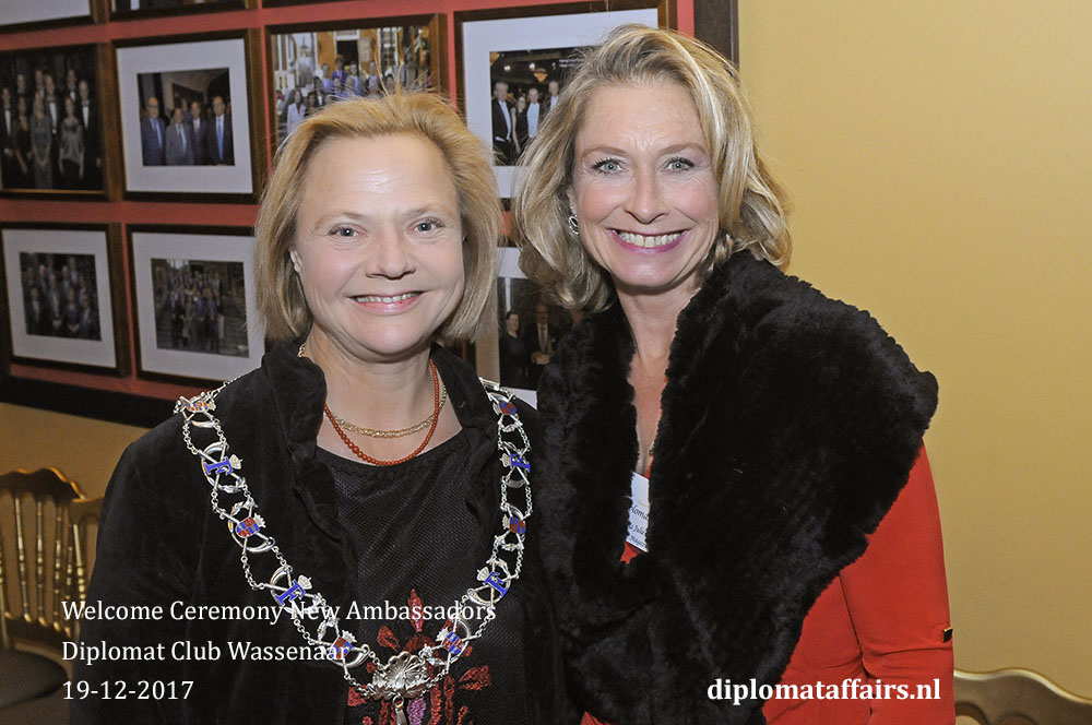 18. Diplomat Affairs Magazine, Mrs. inge Zweerts de Jong, Ms. Julie Kennedy 18. Diplomat Affairs Magazine, Mrs. inge Zweerts de Jong, Ms. Julie Kennedy