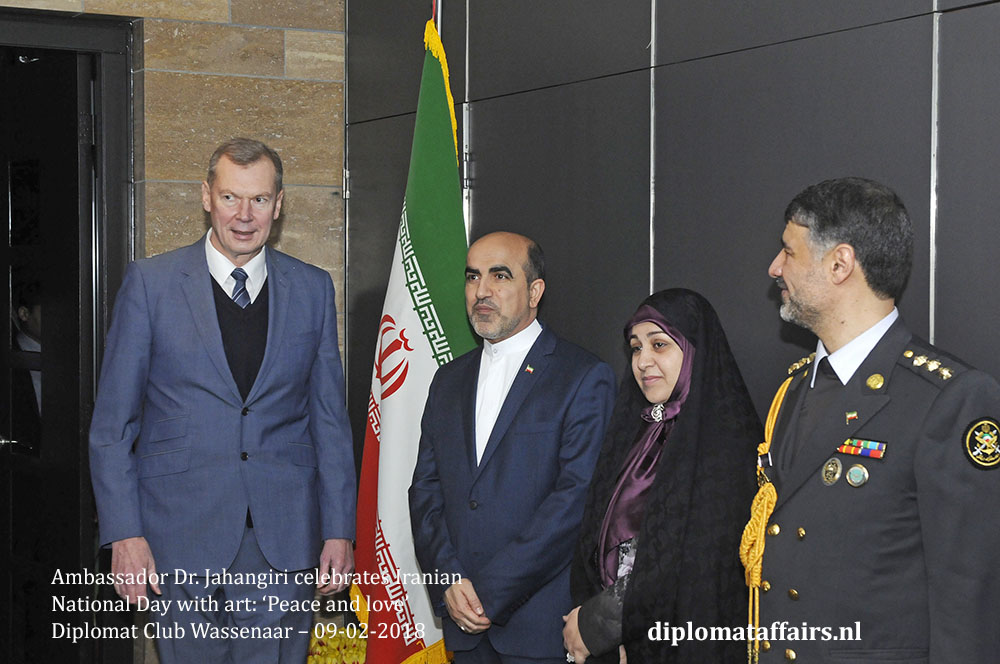 2 A. H.E. Alexander Shulgin, H.E. Dr. Alireza Jahnagiri National Day Iran the Netherlands