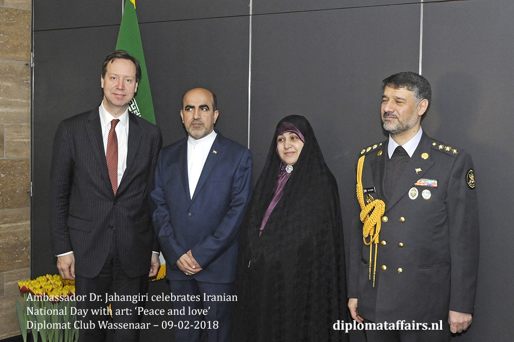 3. Mr. Roelof van Ees, H.E. Dr. Alireza Janhangiri National Day Iran the Netherlands