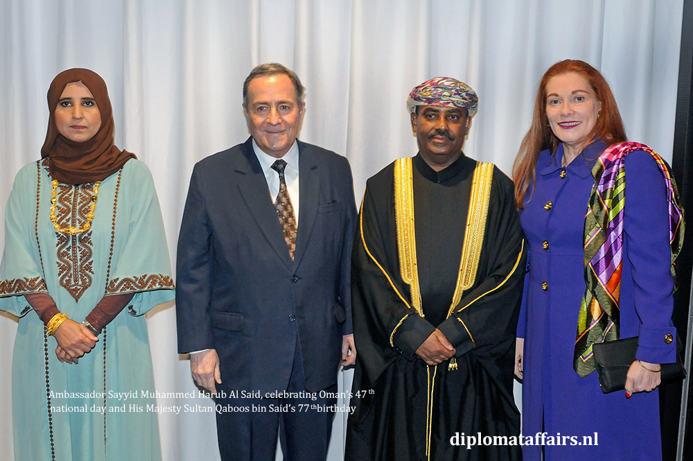 3. diplomataffairs.nl Ambassador Sayyid Muhammed Harub Al Said - Oman’s 47th National Day