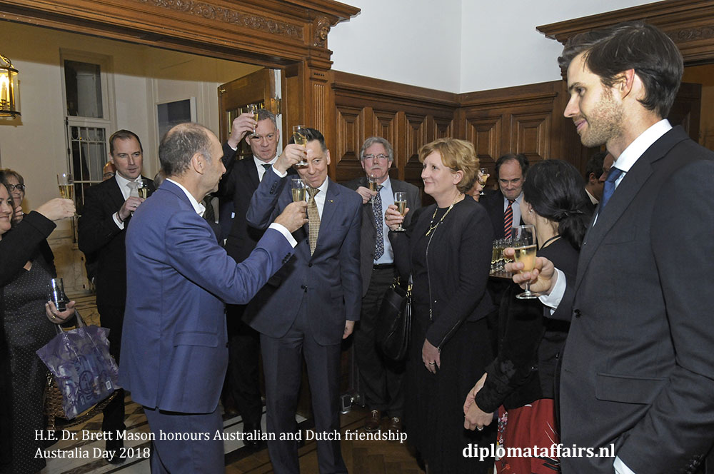 4. H.E. Dr. Brett Mason honours Australian and Dutch friendship 01-02-2018 4. H.E. Dr. Brett Mason honours Australian and Dutch friendship 01-02-2018