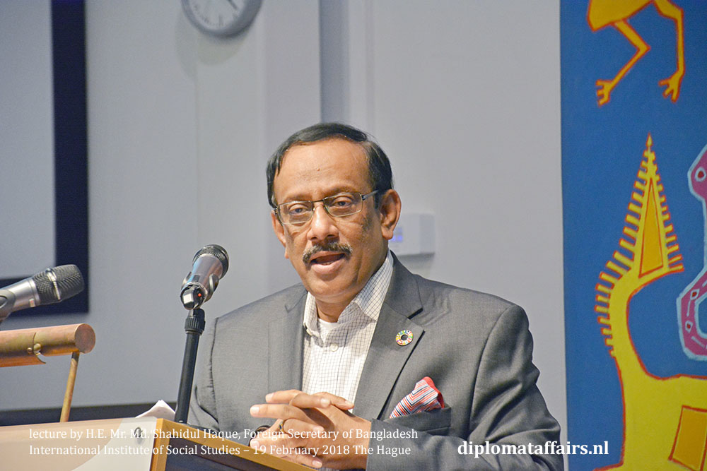 H.E. Mr. Md. Shahidul Haque, Foreign Secretary of Bangladesh. H.E. Mr. Md. Shahidul Haque, Foreign Secretary of Bangladesh.
