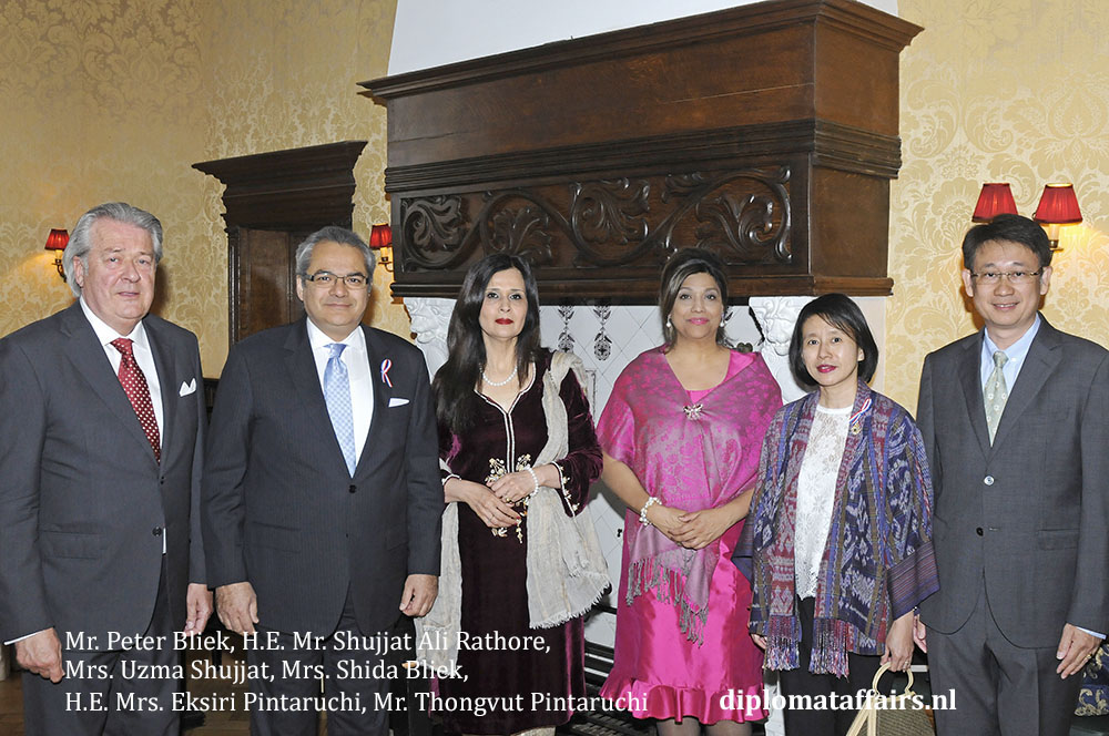 2. Mr. Peter Bliek, H.E. Mr. Shujjat Ali Rathore, Mrs. Uzma Shujjat, Mrs. Shida Bliek, H.E. Mrs. Eksiri Pintaruchi, Mr. Thongvut Pintaruchi 2. Mr. Peter Bliek, H.E. Mr. Shujjat Ali Rathore, Mrs. Uzma Shujjat, Mrs. Shida Bliek, H.E. Mrs. Eksiri Pintaruchi, Mr. Thongvut Pintaruchi