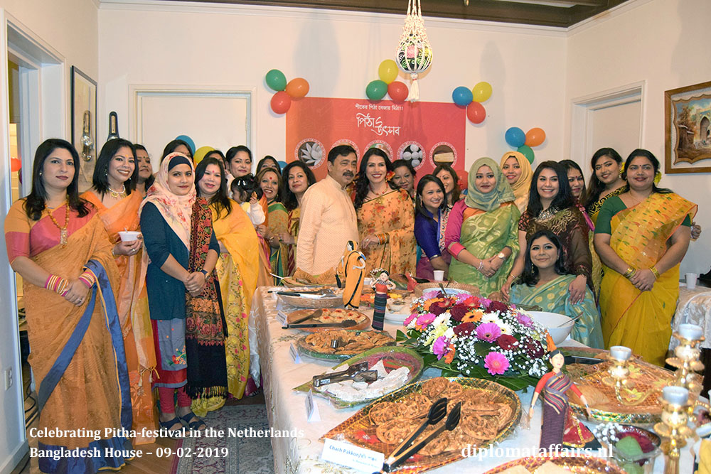 2. Ambassador Sheikh Mohammed Belal and Dr Dilruba Nasrin Celebrating Pitha-festival in the Netherlands Diplomat Affairs Magazine 2. Ambassador Sheikh Mohammed Belal and Dr Dilruba Nasrin Celebrating Pitha-festival in the Netherlands Diplomat Affairs Magazine