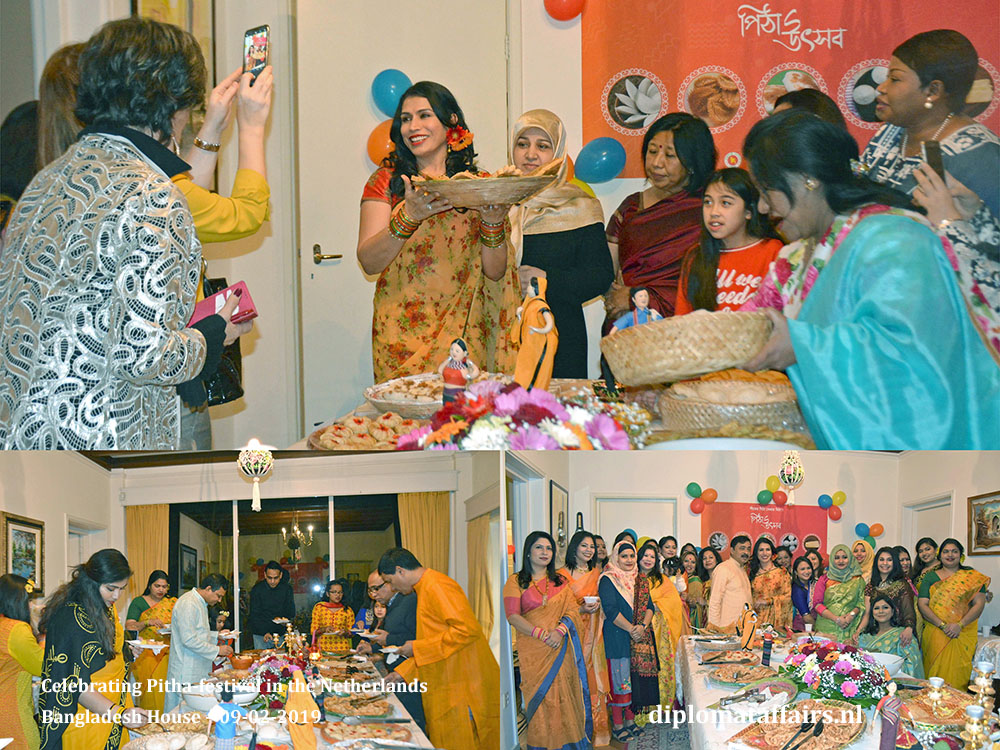5. Ambassador Sheikh Mohammed Belal and Dr Dilruba Nasrin Celebrating Pitha-festival in the Netherlands Diplomat Affairs Magazine 5. Ambassador Sheikh Mohammed Belal and Dr Dilruba Nasrin Celebrating Pitha-festival in the Netherlands Diplomat Affairs Magazine