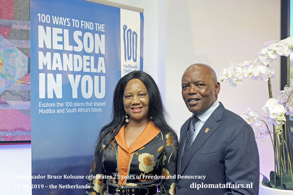 5d. Ambassador of South Africa H.E. Mr. Bruce Koloane and Mrs. Ntokozo Koloane 5d. Ambassador of South Africa H.E. Mr. Bruce Koloane and Mrs. Ntokozo Koloane
