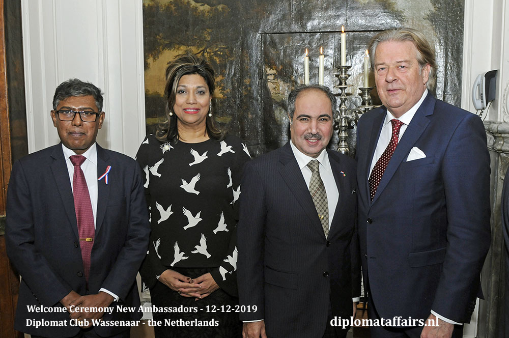 10d - Ambassador of Sri Lanka, H.E. Mr Amaral S. Nakandala, Mrs. Shida bliek, Ambassador of the State of Kuwait, H.E. Mr Abdul-Rahman Al-Otaibi, Mr Peter Bliek, President of TenRande Foundation Diplomat Affaris Magazine 10d - Ambassador of Sri Lanka, H.E. Mr Amaral S. Nakandala, Mrs. Shida bliek, Ambassador of the State of Kuwait, H.E. Mr Abdul-Rahman Al-Otaibi, Mr Peter Bliek, President of TenRande Foundation Diplomat Affaris Magazine