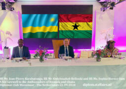 More than fifteen African countries bid farewell to the Ambassadors of Rwanda and Ghana, at Diplomat Club Wassenaar