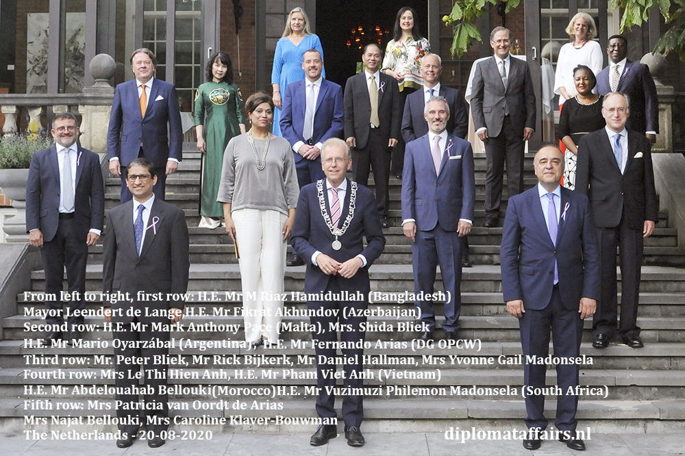 Welcome New Ambassadors hosted by Mayor Leendert de Lange and Mrs. Shida Bliek Diplomat Affairs Magazine