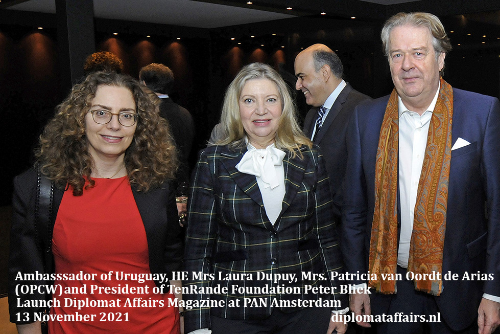 8.-Ambasssador-of-Uruguay-HE-Mrs-Laura-Dupuy-Mrs.-Patricia-van-Oordt-de-Arias-OPCW-and-President-of-TenRande-Foundation-Peter-Bliek 8.-Ambasssador-of-Uruguay-HE-Mrs-Laura-Dupuy-Mrs.-Patricia-van-Oordt-de-Arias-OPCW-and-President-of-TenRande-Foundation-Peter-Bliek