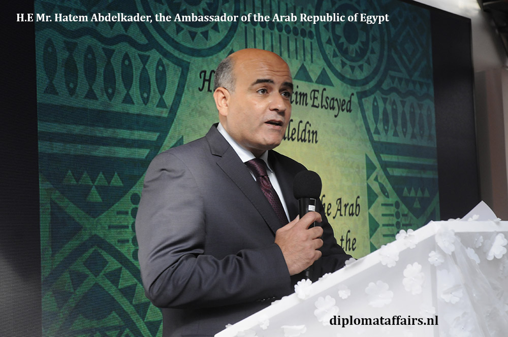 3. H.E. Mr. Hatem Abdelkader, the Ambassador of the Arab Republic of Egypt. Diplomat Affairs Magazine
