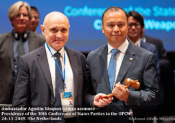 Ambassador Agustín Vásquez Gómez assumes presidency of the 30th Conference of states parties to the organization for the prohibition of chemical weapons